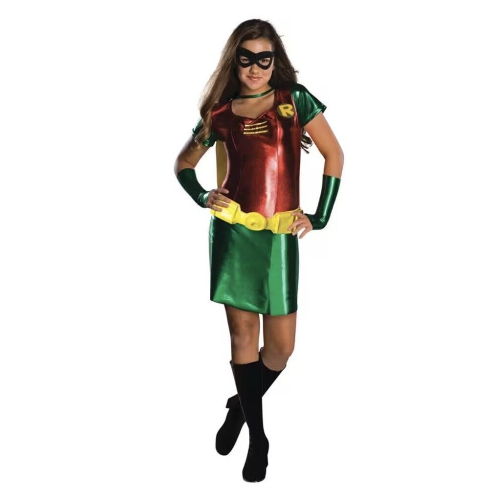 Teen Titans Go! Robin Tween Costume Rubie's Girl Size Tween M 12-14 Years New